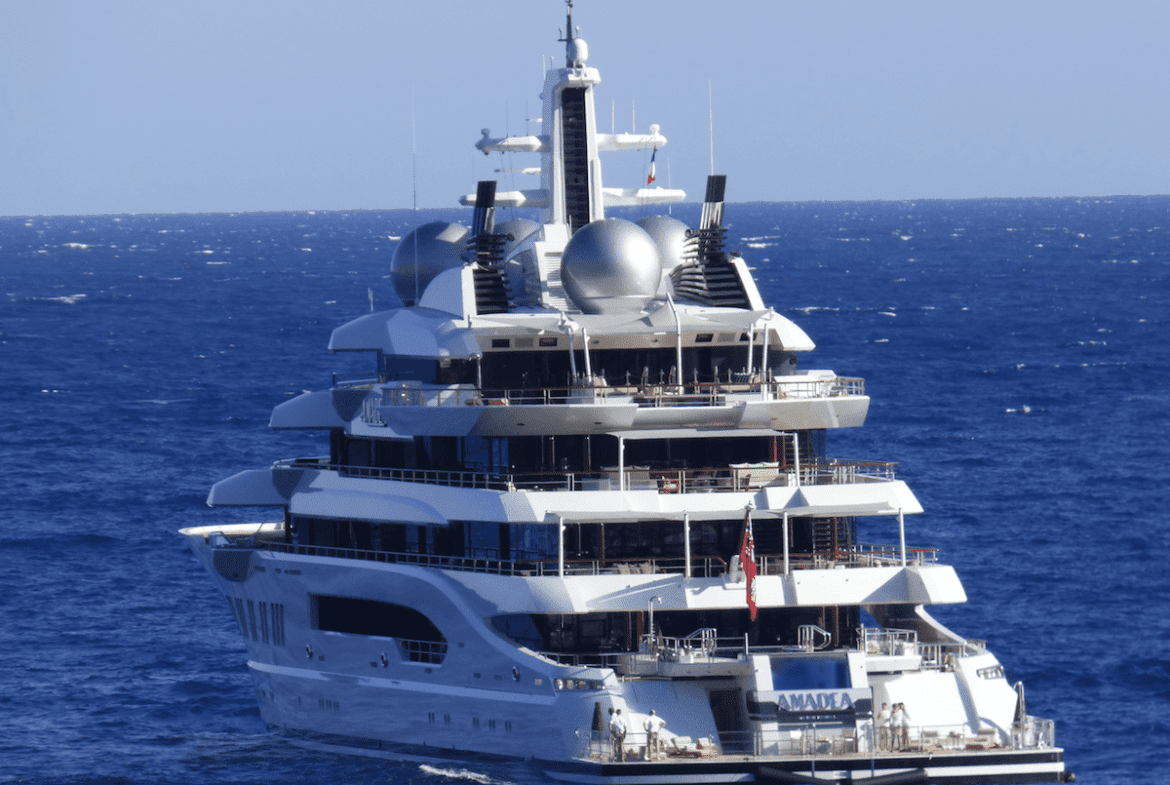M Y Amadea 106m Super Yacht By Lurssen The Billionaires Club Yacht